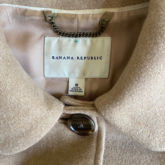 Banana Republic Wool Camel Coat - Picture 3 of 8